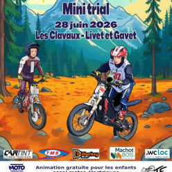 Championnat de ligue mini trial aux Clavaux